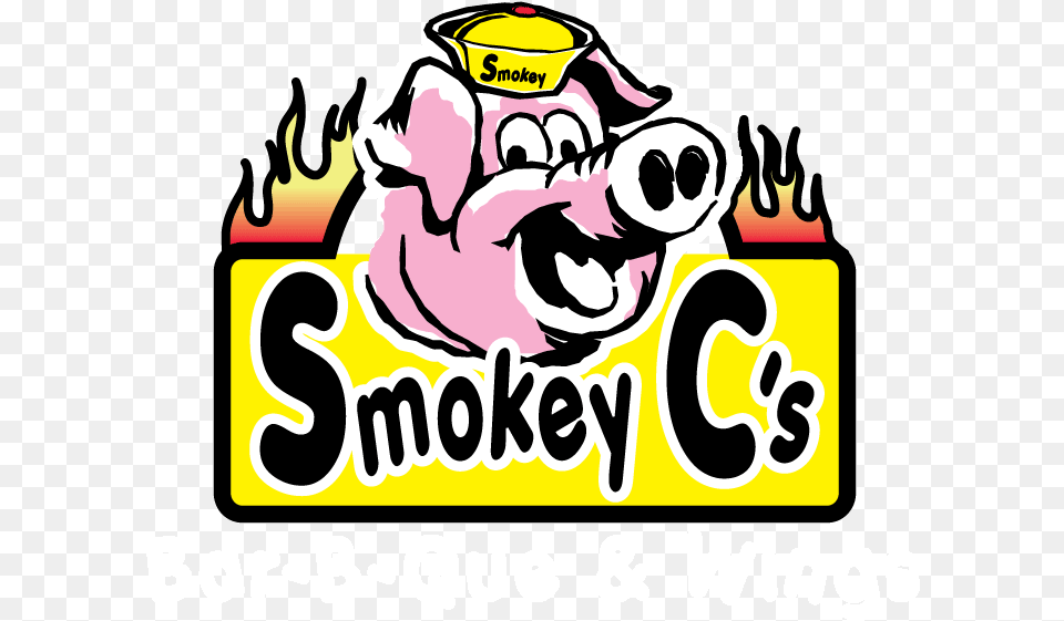 Logo Light Smokey C39s Bar B Que Amp Wings, Sticker, Baby, Person, License Plate Free Png Download