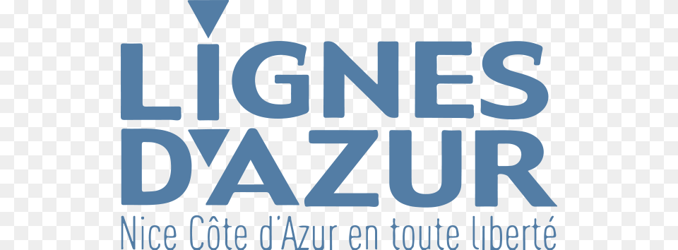 Logo Lignes Azur Nfc Bleu Ligne D Azur, Text Png