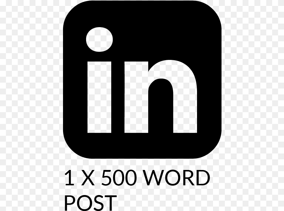 Logo Linkedin Word, Gray Free Png