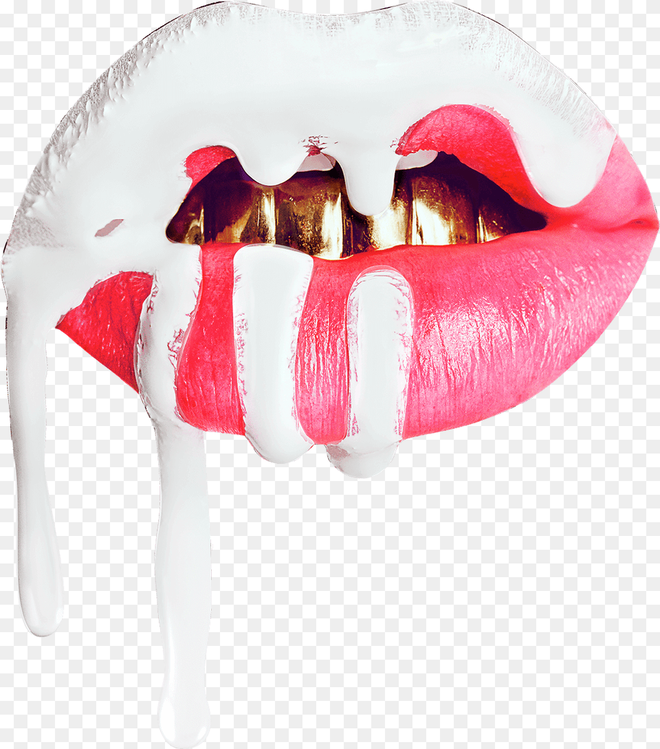 Logo Lips White Logo Kylie, Body Part, Mouth, Person, Teeth Free Png