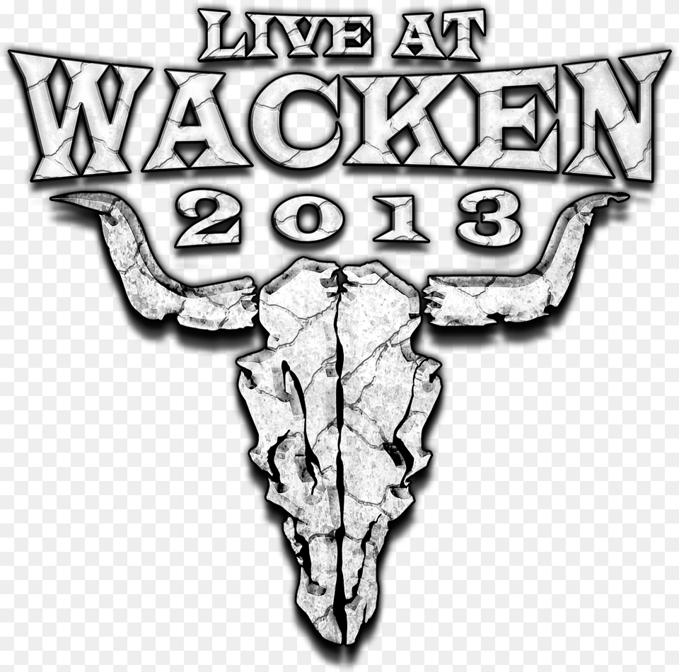 Logo Live At Wacken 2013, Symbol, Text, Person, Face Free Transparent Png