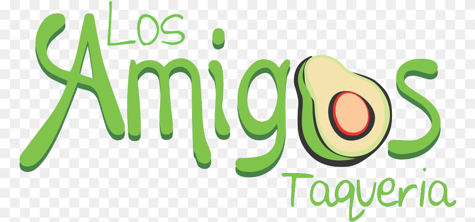 Logo Los Amigos Taqueria Logo, Avocado, Food, Fruit, Plant Free Png Download