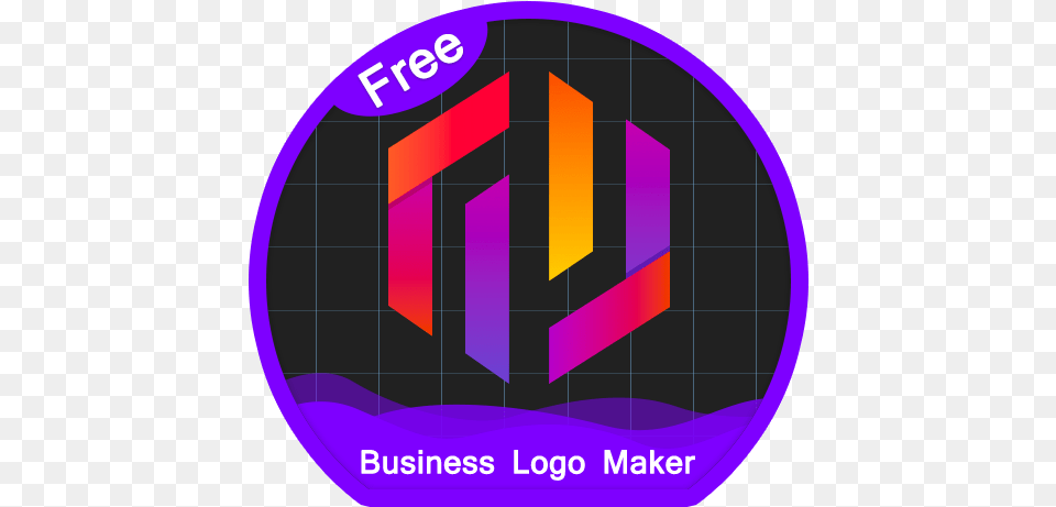 Logo Maker Business Design U2013 Programme Op Google Play University Of Adelaide, Purple, Art, Graphics, Disk Png