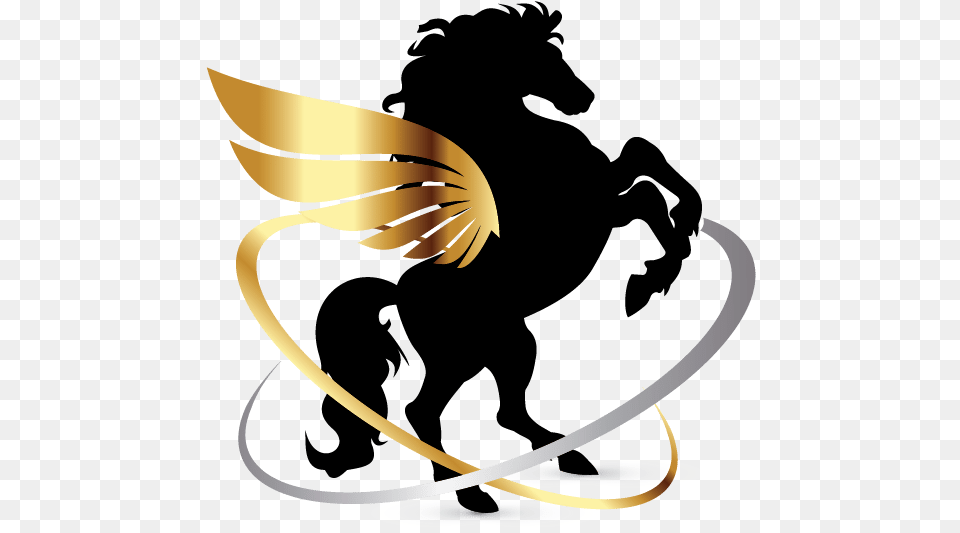 Logo Maker Winged Horse Template Stallion Free Png