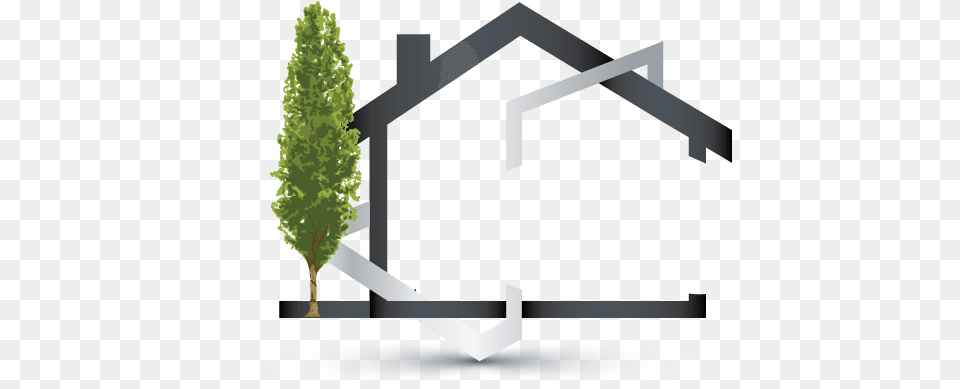 Logo Maker House Logo Design, Tree, Potted Plant, Plant, Conifer Free Png Download