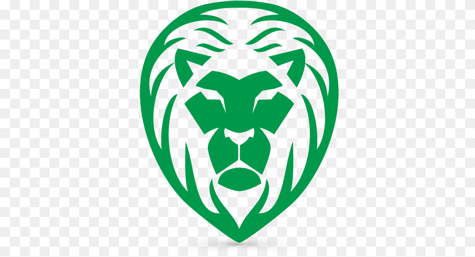 Logo Maker Powerful Lion Head Logo Creator Green Lion Logo, Person Png Image