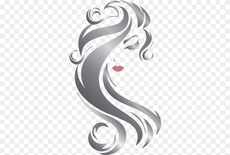 Logo Maker Salon Hair Logo, Adult, Female, Person, Woman Png Image