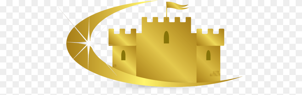 Logo Maker Castle Logo, Architecture, Building, Fortress, Gold Free Transparent Png