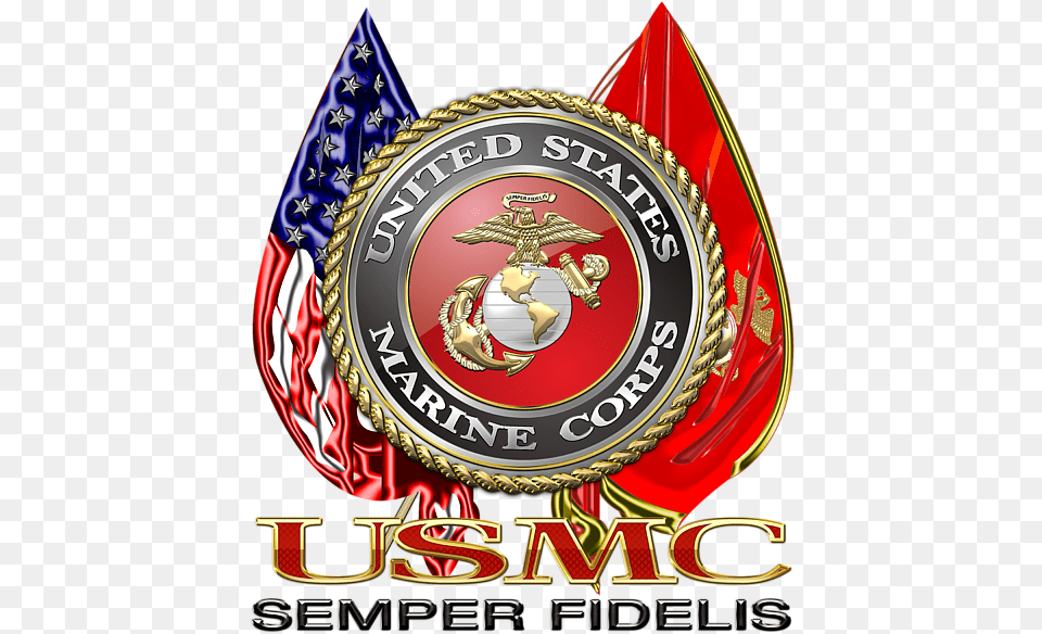 Logo Marine Corps Usmc, Badge, Emblem, Symbol, Can Free Png