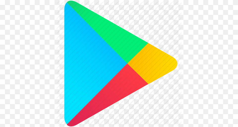 Logo Market Marketplace Play Playstore Icon, Triangle, Blackboard Png Image