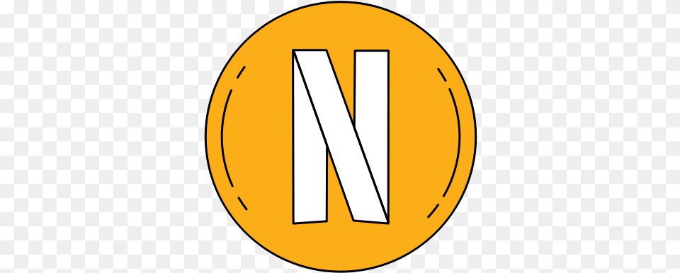 Logo Media Multimedia Netflix Icino De Netflix En Blanco, Disk, Symbol, Text, Number Png