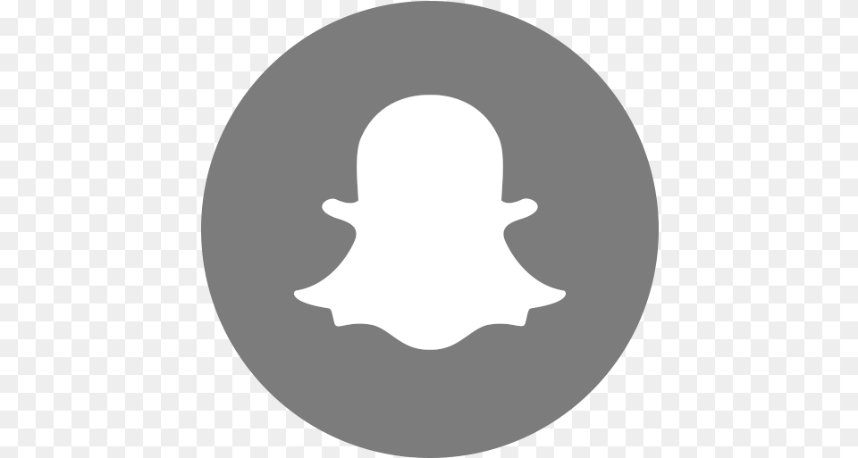 Logo Media Snapchat Social Icon Snapchat Logo Black, Silhouette, Clothing, Hat Png