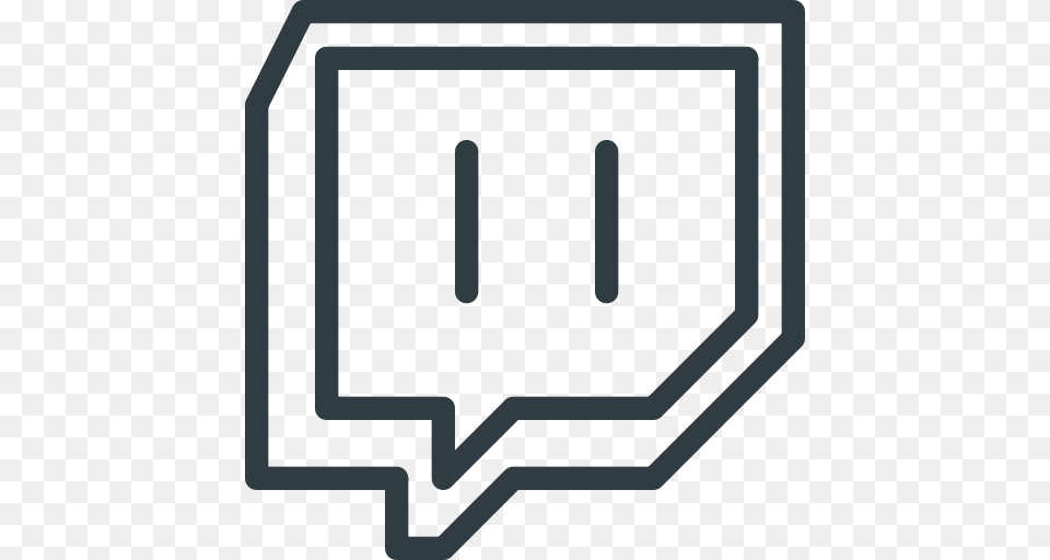 Logo Media Social Twitch Icon, Electronics Png Image