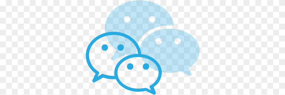 Logo Media Social Wechat Icon Wechat Logo Blue, Baby, Person, Food, Fruit Free Transparent Png