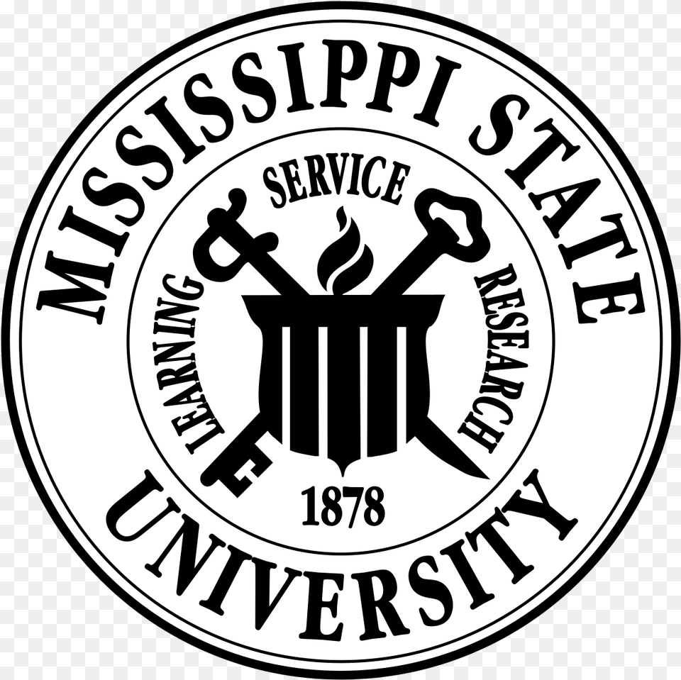 Logo Mississippi State University, Emblem, Symbol, Person Free Png Download