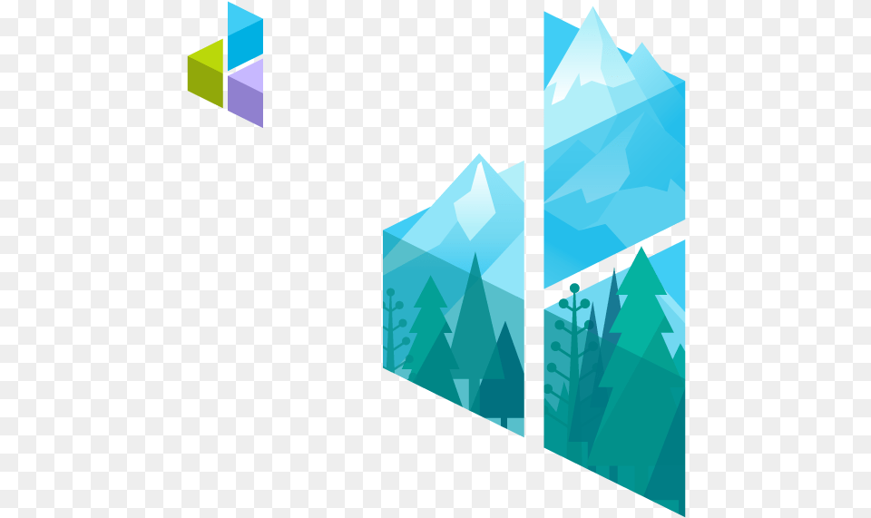 Logo Mountains Vector Design Illustration Branding Graphic Design, Ice, Nature, Outdoors, Art Png Image