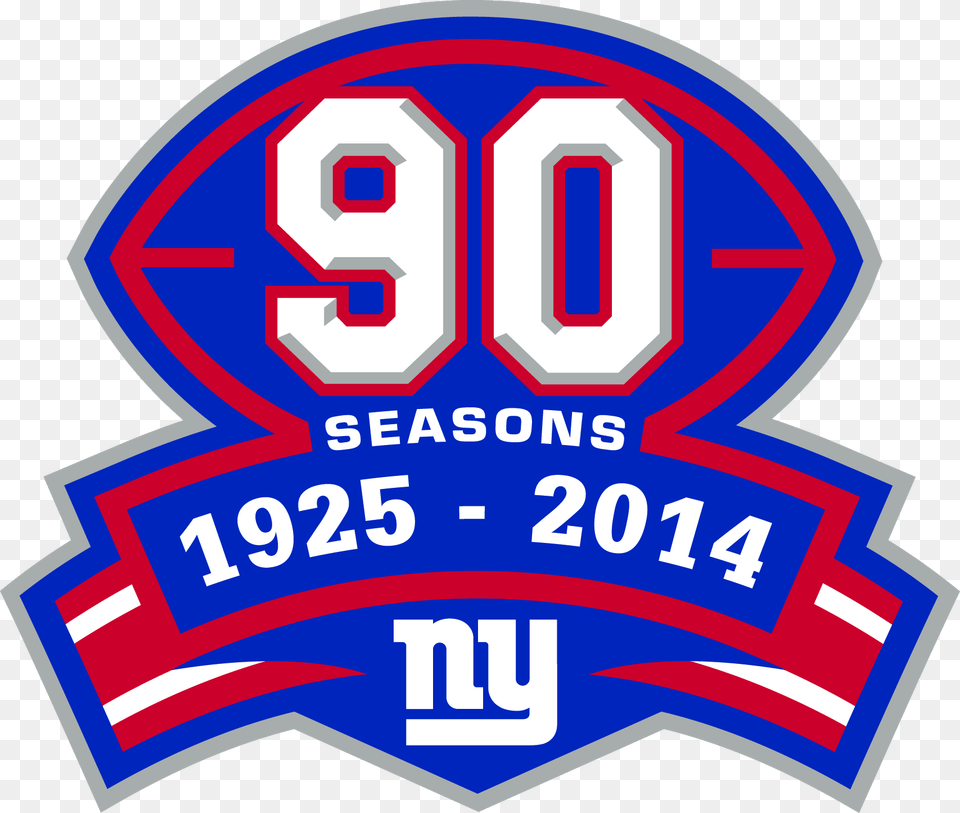 Logo New York Giants Logos And Uniforms Of The New York Giants, Badge, Symbol Free Transparent Png