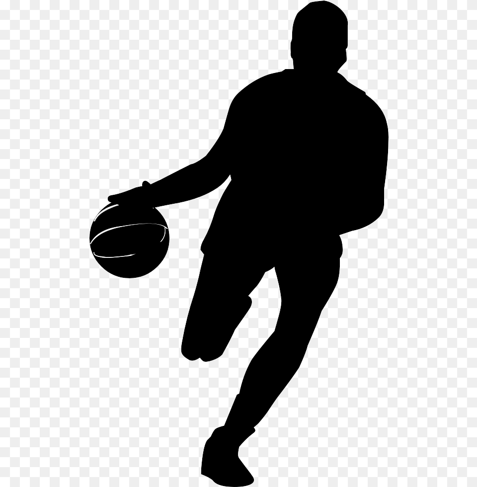 Logo Nieuw Klein Basketball Player Silhouettes, Silhouette, Adult, Male, Man Free Png