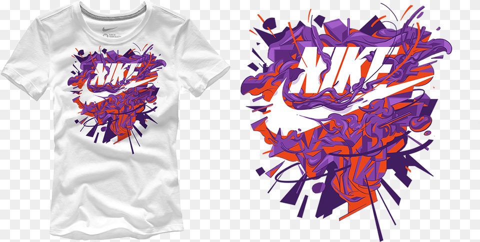 Logo Nike T Shirt Design, Clothing, T-shirt Png Image