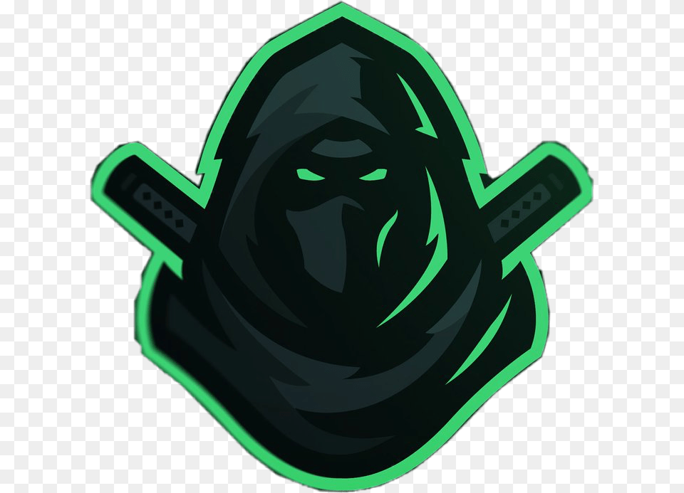 Logo Ninja Gamer Gaming Freetoedit Ninja Gaming Logo, Clothing, Hat, Hardhat, Helmet Png Image