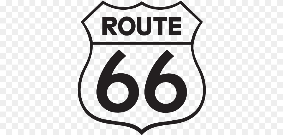 Logo No Tagline Black No Route 66 Stickers, Badge, Symbol Png