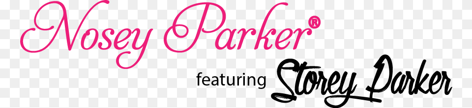 Logo Nosey Parker Okc, Text, Handwriting Png Image