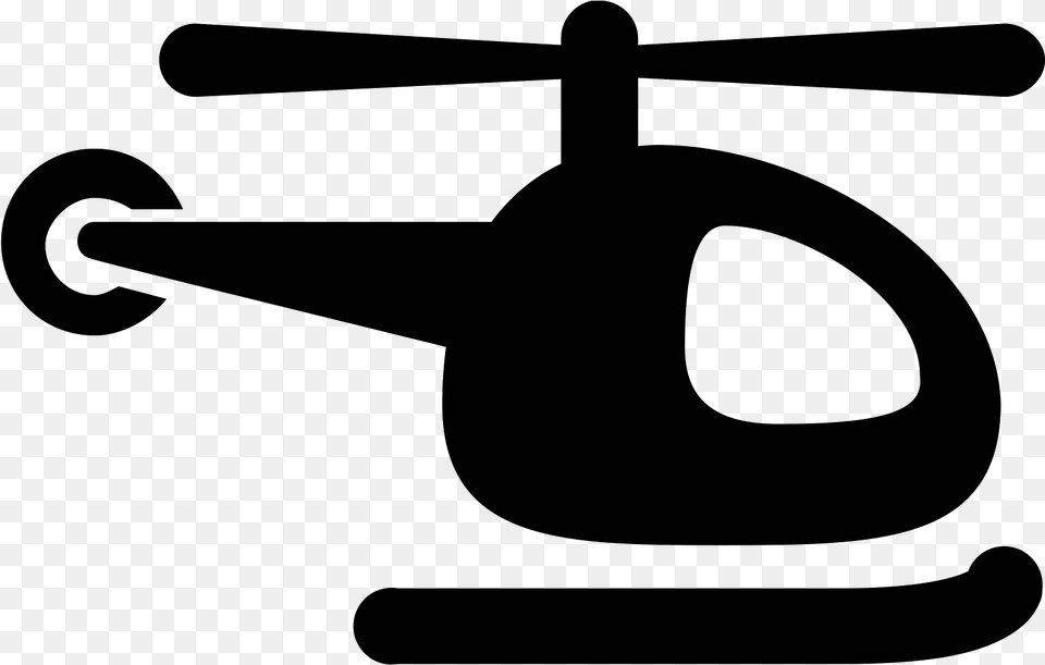 Logo Of A Helicopter Helicopter Icon Grey, Gray Png