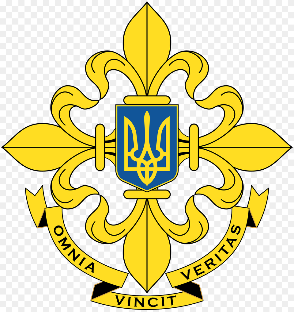 Logo Of The Foreign Intelligence Service Of Ukraine Clipart, Emblem, Symbol, Dynamite, Weapon Png