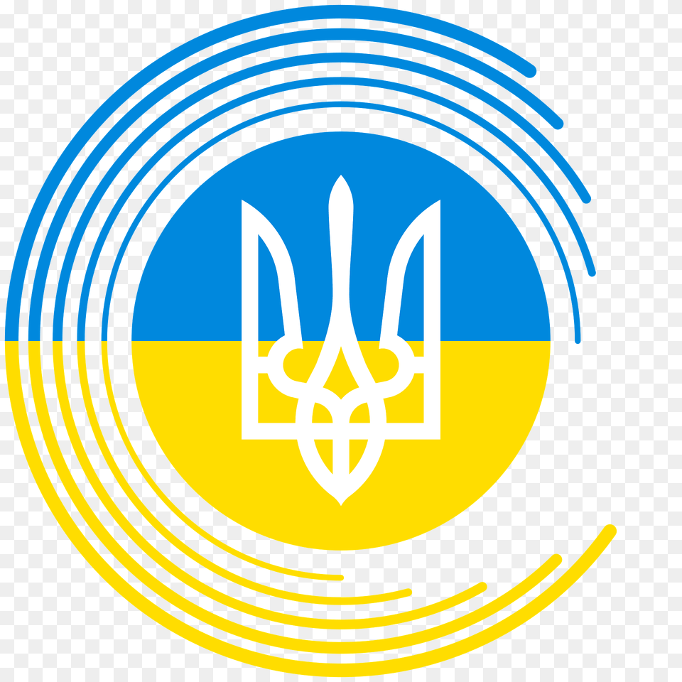 Logo Of The National Council Of Ukraine On Television And Radio Broadcasting Clipart, Weapon, Trident Png