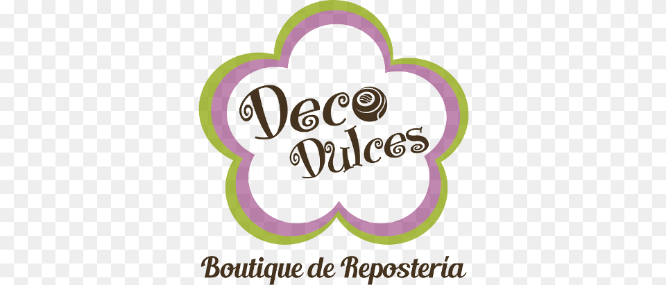 Logo Oficial Deco Dulces Heart, Purple, Sticker Png Image