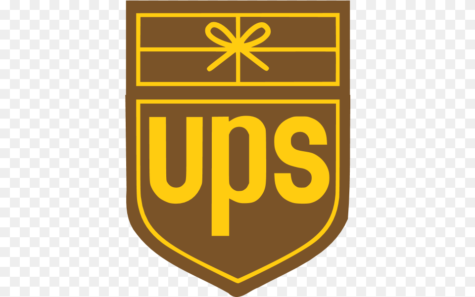 Logo Old Ups Logo, Badge, Symbol, Armor, Disk Free Png