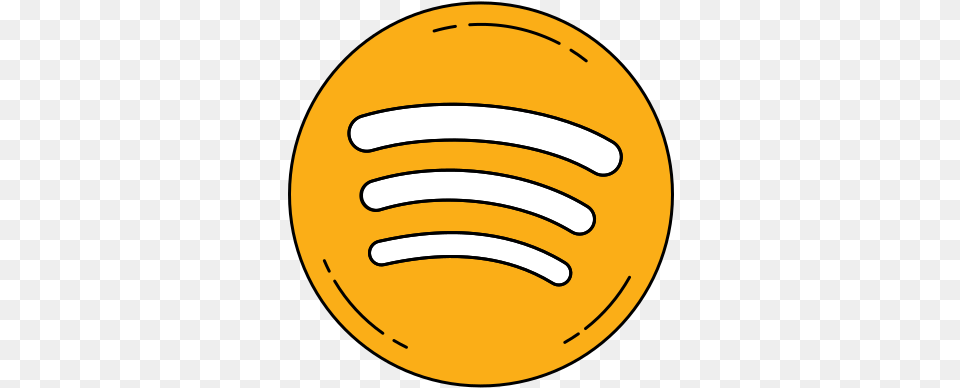 Logo Orange Spotify Icon Of Famous Logos In Dot, Sphere, Clothing, Hardhat, Helmet Free Png