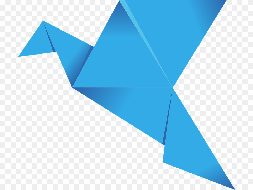 Logo Paper Birds Free Vector Graphic On Pixabay Transparent Origami Birds Vector, Art Png