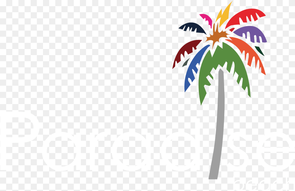 Logo Paradise Beach Beach Volleyball, Plant, Tree, Palm Tree, Vegetation Free Png Download