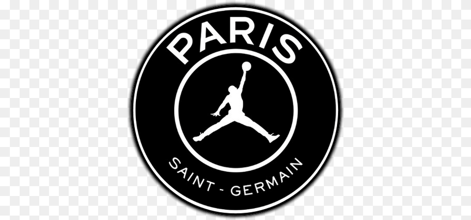 Logo Paris Saint Germain Jordan Mgp Animation Emblem, People, Person, Disk Free Png Download