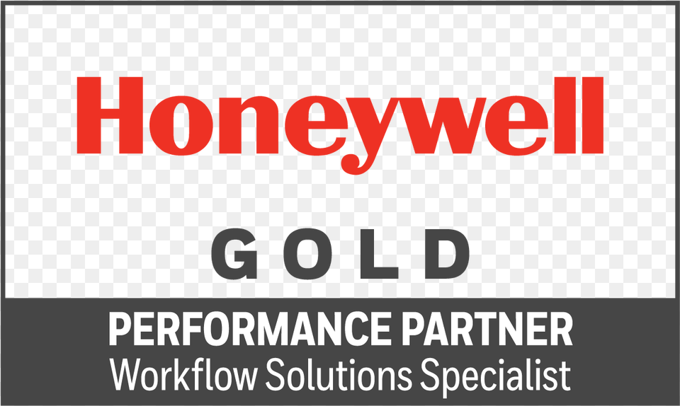 Logo Partnerskie Honeywell Pp Gold Workflow Solutions Honeywell Video Surveillance, Advertisement, Text, Poster, Dynamite Free Transparent Png