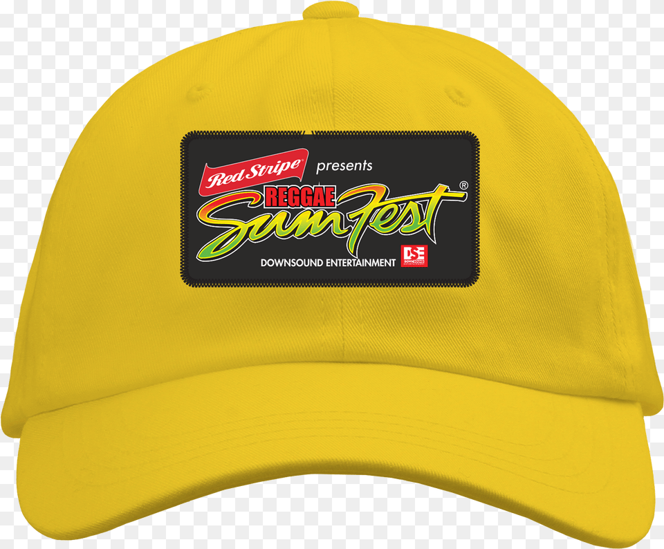 Logo Patch Yellow Dad Hat For Baseball, Baseball Cap, Cap, Clothing, Swimwear Png Image