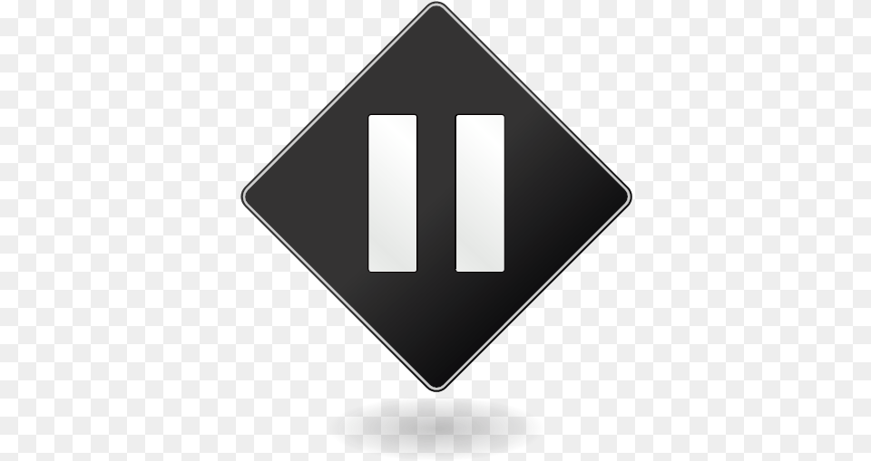 Logo Pause Stop Tape Wait Icon Arrow Play, Sign, Symbol, Disk, Road Sign Free Png Download