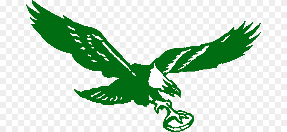 Logo Philadelphia Eagles 1948 Philadelphia Eagles Original Logo, Animal, Bird, Flying, Smoke Pipe Png Image