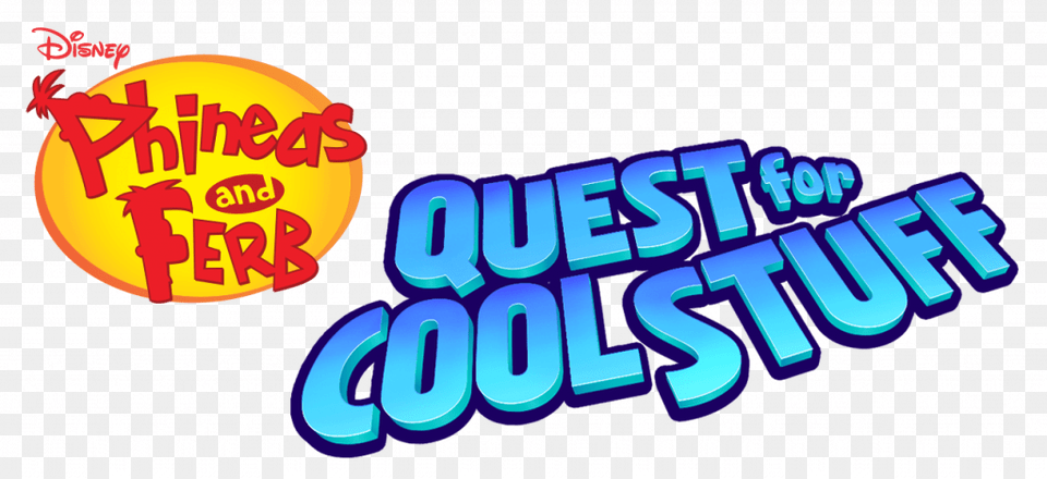 Logo Phineas And Ferb Quest For Cool Stuff, Light, Dynamite, Weapon, Text Free Transparent Png
