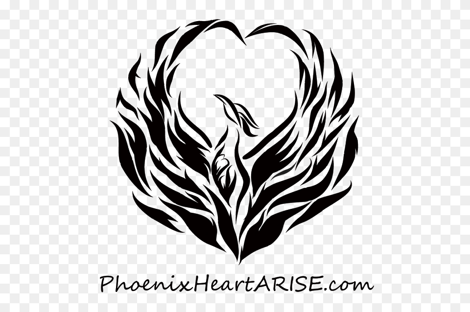 Logo Phoenix Heart In Heart Image Background, Person Free Transparent Png