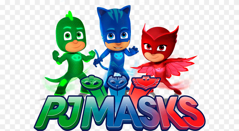 Logo Pjmasks Pj Masks, Baby, Person, Animal, Cat Png Image