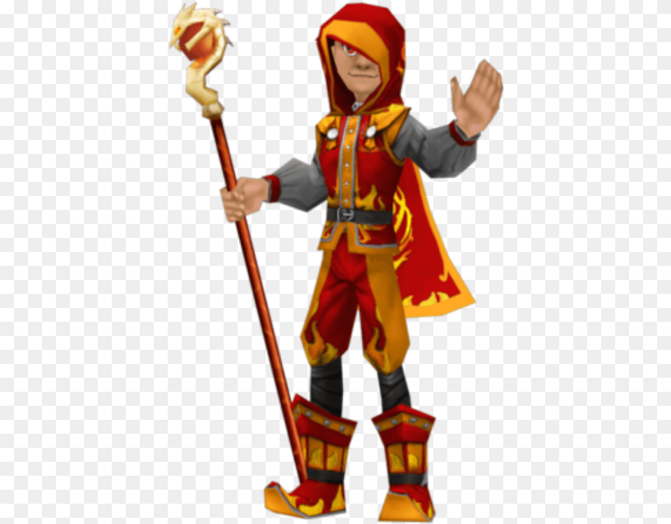 Logo Power And Stats Wizard101 Fire Wizard Wizard101, Clothing, Costume, Person, Face Free Transparent Png