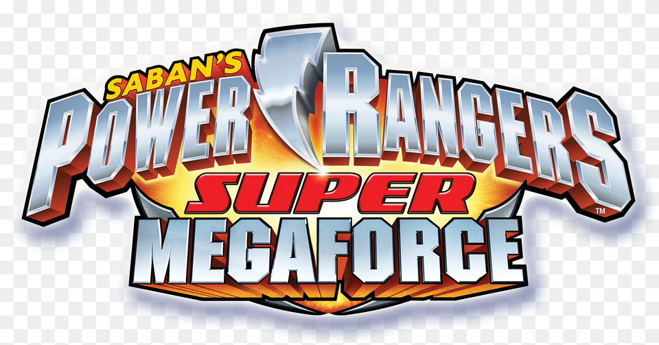 Logo Power Rangers Super Megaforce, Dynamite, Weapon Free Png