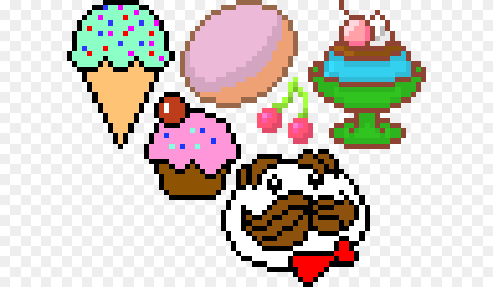 Logo Pringles Pixel Art, Cream, Dessert, Food, Ice Cream Png