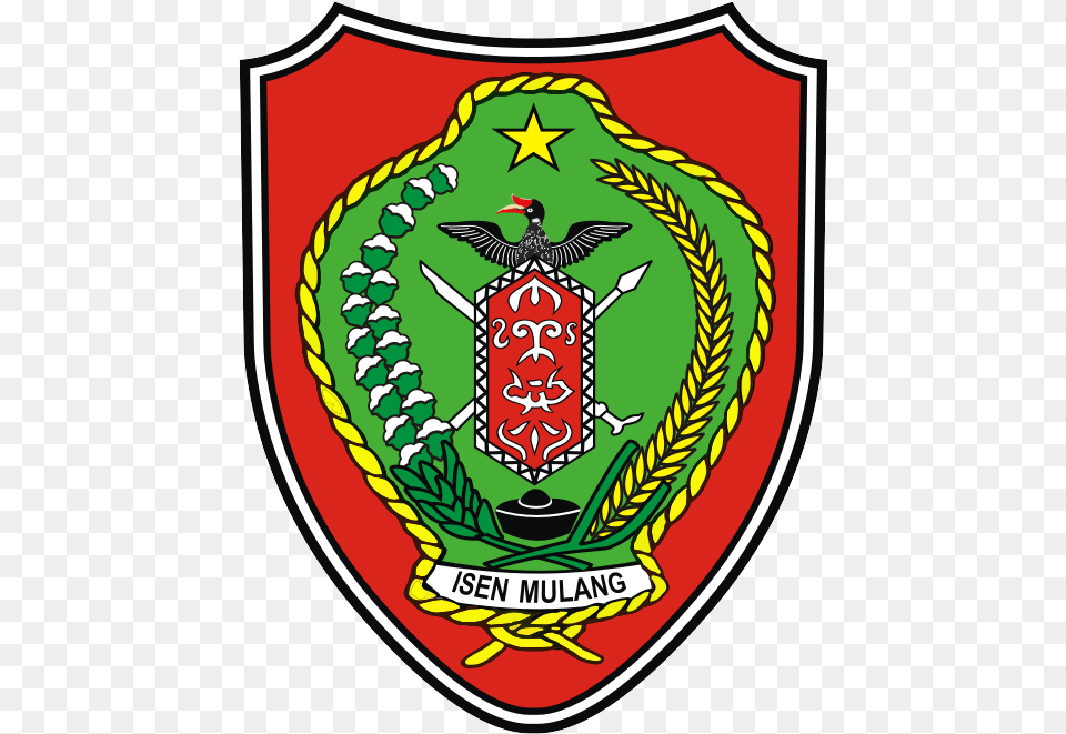 Logo Provinsi Kalimantan Tengah Vector Logo Provinsi Kalimantan Tengah, Armor, Symbol, Emblem, Shield Free Transparent Png