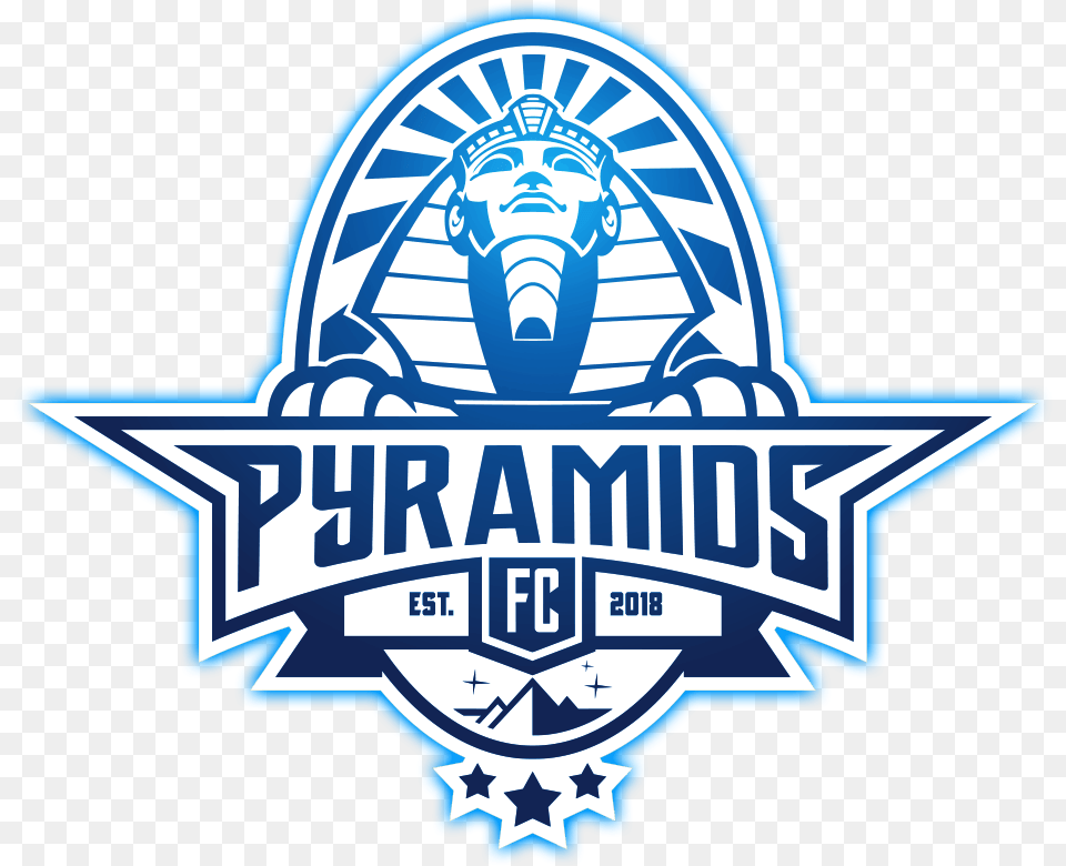 Logo Pyramids Fc Pyramids Fc, Badge, Symbol, Emblem, Person Free Transparent Png