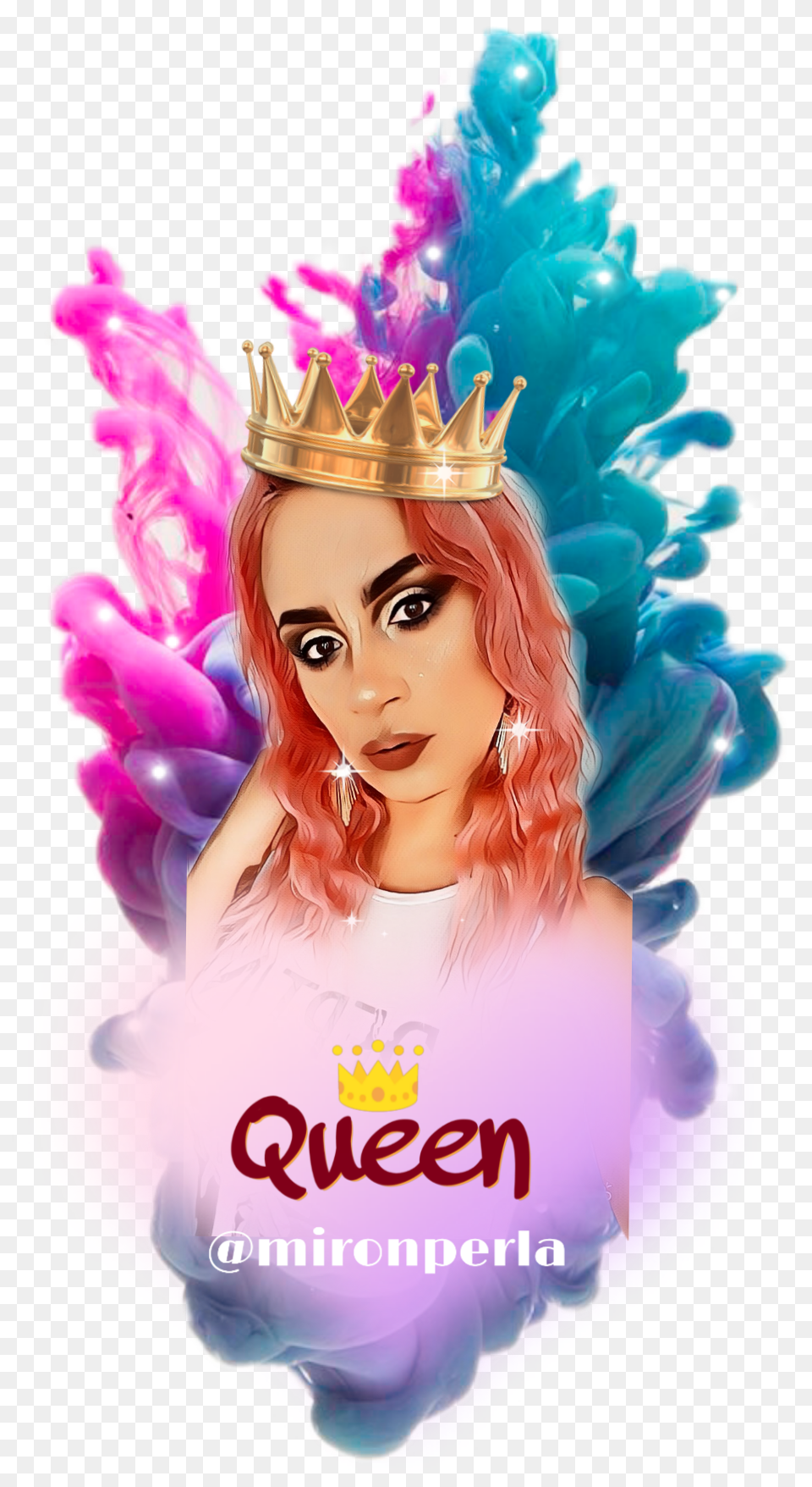 Logo Queen Sticker By Perla Mirn Wallpaper, Accessories, Jewelry, Person, Female Free Transparent Png