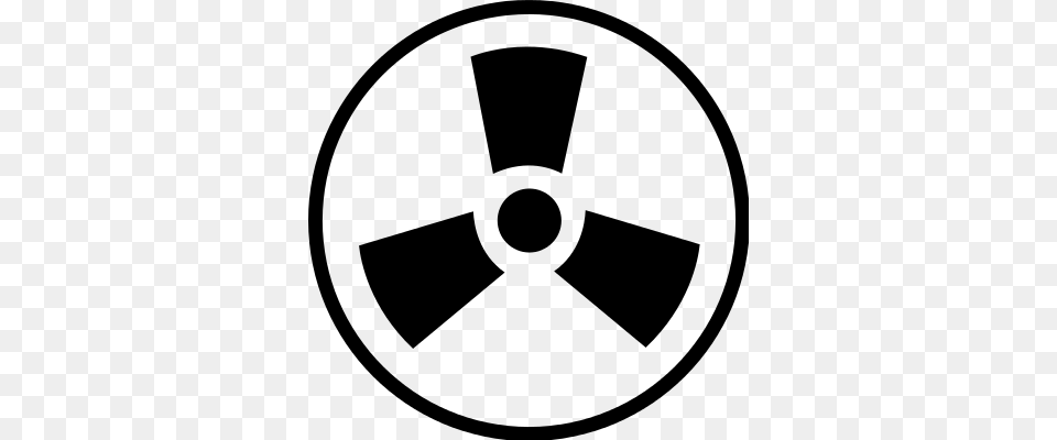 Logo Radioactive Decay Clip Art, Gray Png Image