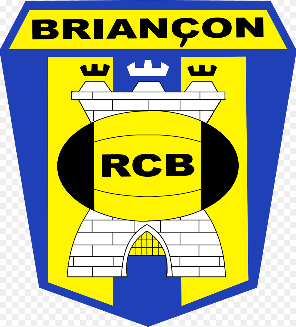 Logo Rcb Briancon Rugby, Symbol, Badge, First Aid Free Png Download